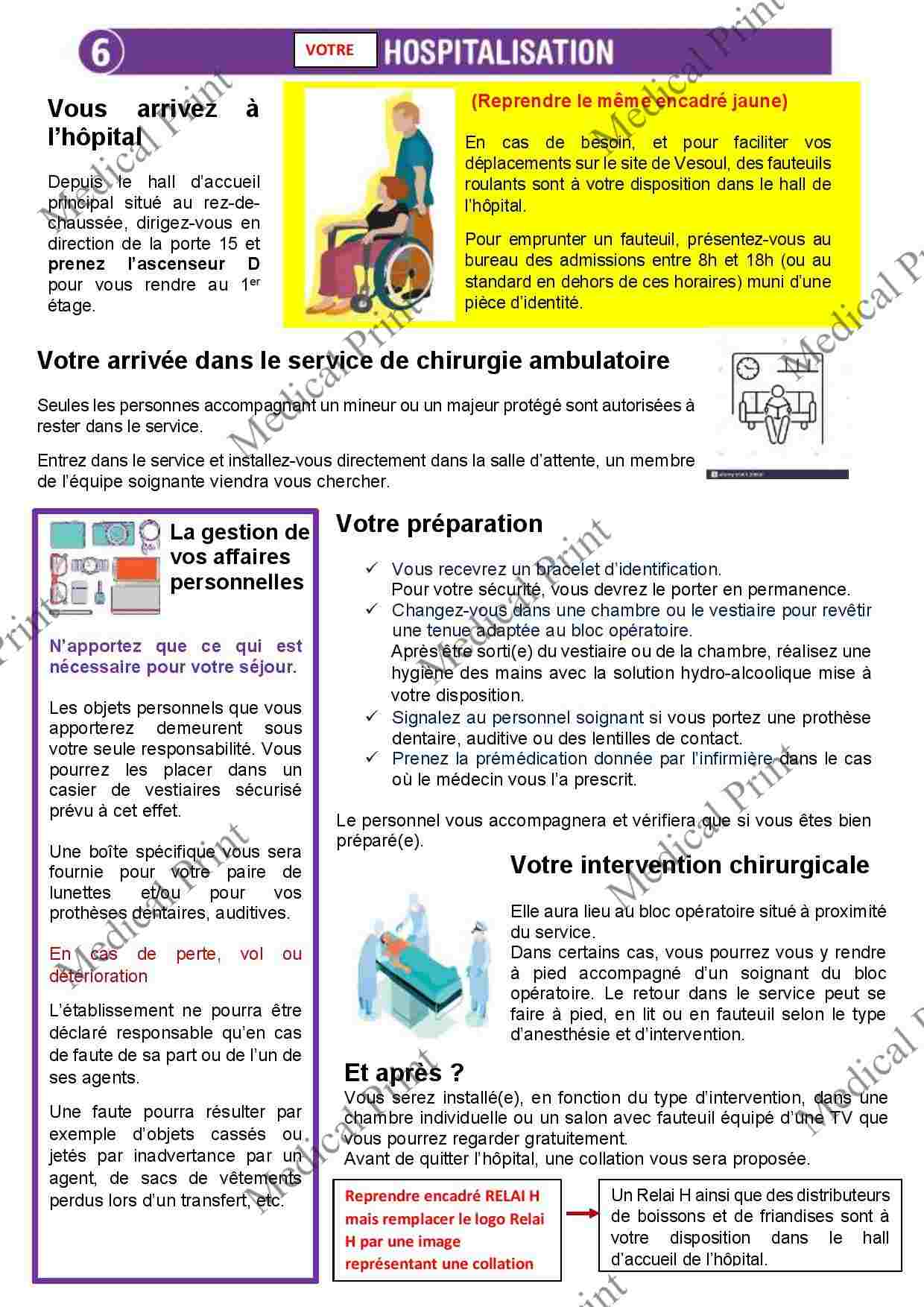 Votre hospitalisatio